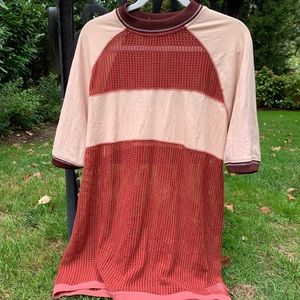 Long mesh t shirt
